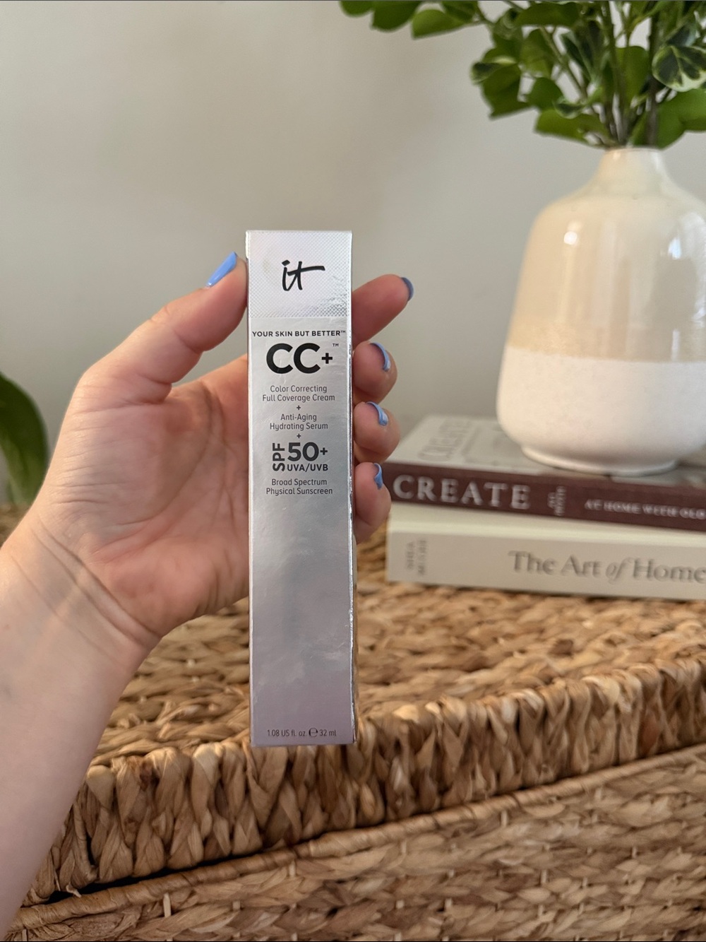 IT Cosmetics CC+ Color Correcting Full Coverage Cream SPF 50+ (Silver Packaging)